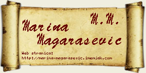 Marina Magarašević vizit kartica